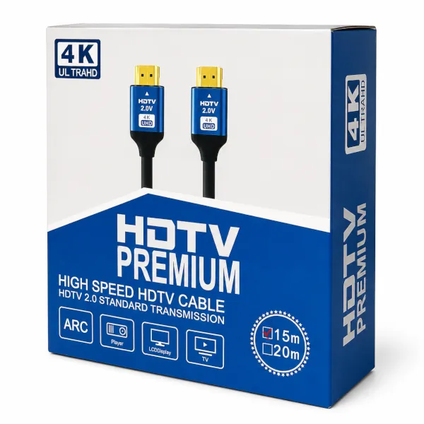 Câble HDMI 2.0 4K UHD 15 mètres