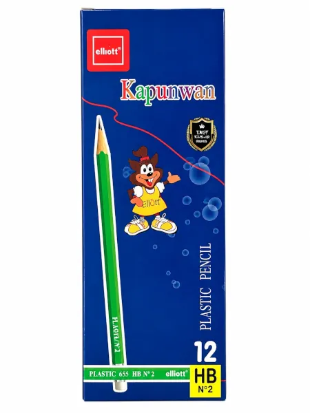 Boîte de 12 crayons graphite Elliott Kapunwan HB N°2