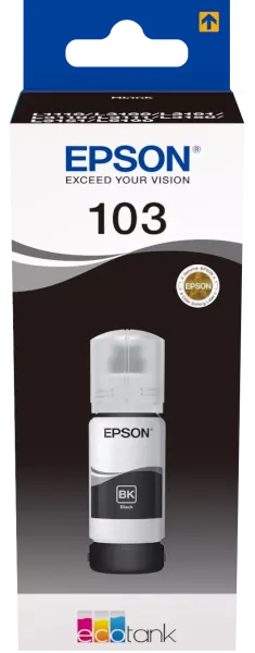 Bouteille d’encre Epson 103 noire de 65 ml, référence C13T00S14A